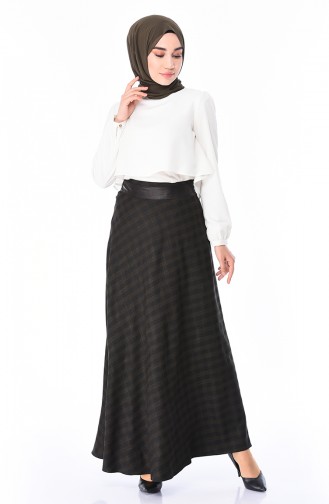 Khaki Skirt 4107-01