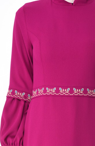 Plum Hijab Dress 0998-03