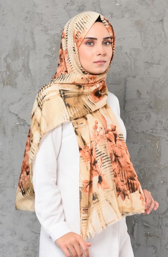 Beige Sjaal 26008-06