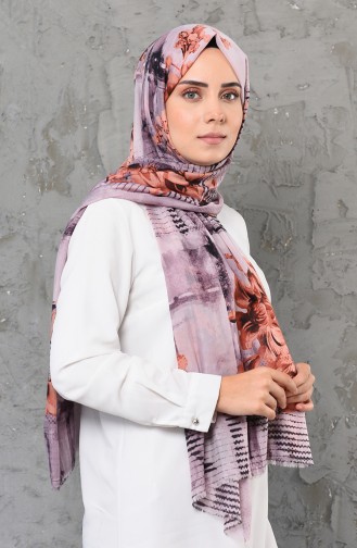 Dark Violet Shawl 26008-10