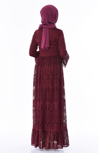 Spitzen Kleid 81611-03 Kirsche 81611-03