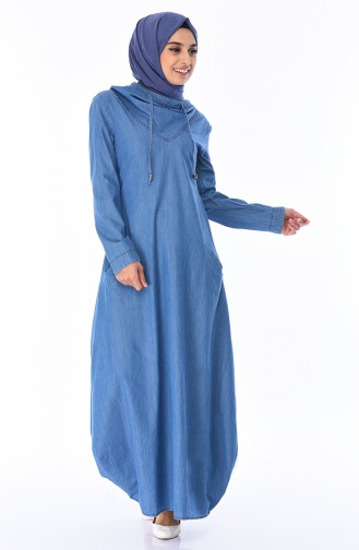 فستان أزرق جينز 4065-02