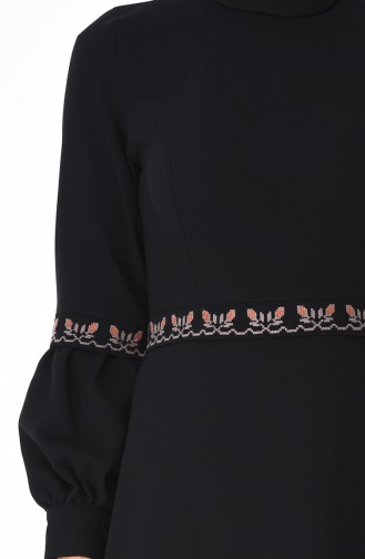 Black Hijab Dress 0998-01