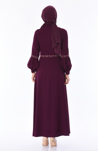 Purple Hijab Dress 0998-05