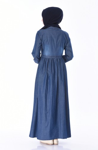 فستان أزرق كحلي 3103-01