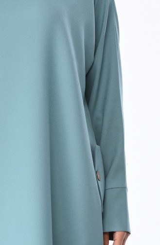 Green Almond Hijab Dress 0246-07