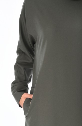 Tasche Detailliertes Kleid  0246-10 Khaki 0246-10