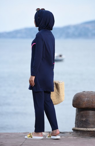 Navy Blue Swimsuit Hijab 1941-01