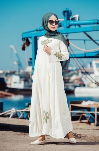 Robe Hijab Blanc 22210-06