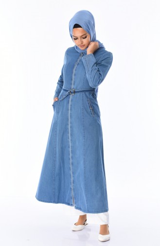 Denim Blue Abaya 0357-01