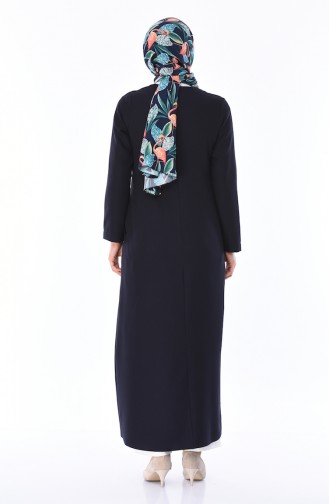 Navy Blue Abaya 0245-01