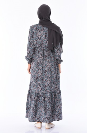 Brown Hijab Dress 0010-03