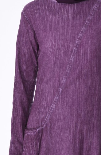 Purple İslamitische Jurk 9023-09