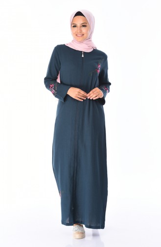 Petrol Blue Abaya 22206-01