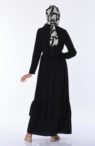 Robe Hijab Noir 4282-01