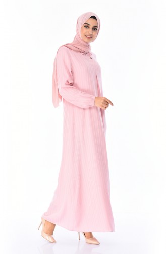 Pink İslamitische Jurk 0552-08