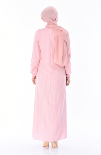 Pink Hijab Dress 0552-08