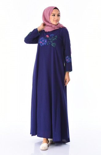 Purple Hijab Dress 22203-05