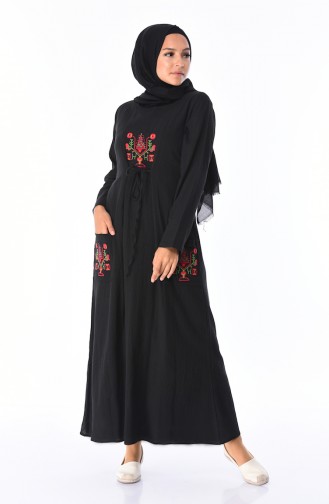 فستان أسود 22205-02