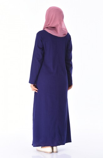 Purple Hijab Dress 22205-05