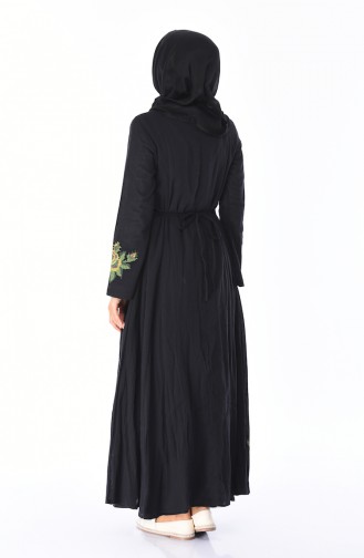 Black Hijab Dress 22210-05