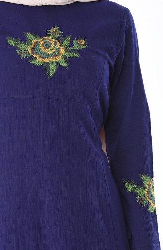 Purple Hijab Dress 22210-08