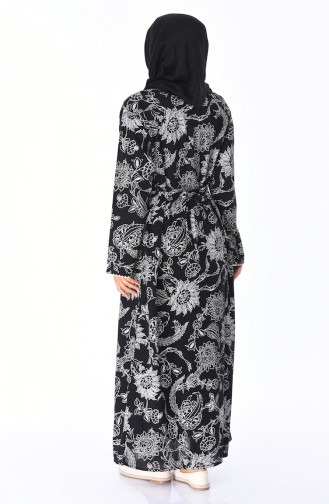 Black İslamitische Jurk 32201-02