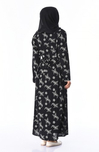 Black İslamitische Jurk 32201A-01