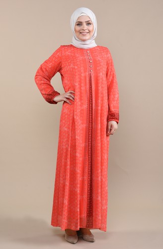 Coral Hijab Dress 6Y3622400-01