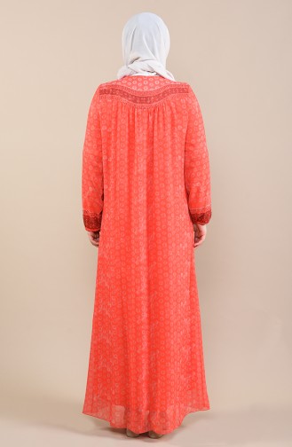 Coral Hijab Dress 6Y3622400-01