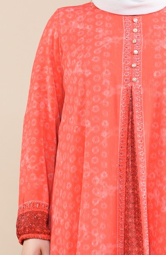 Coral Hijab Dress 6Y3622400-01