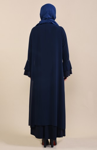 فستان أزرق كحلي 1178-02