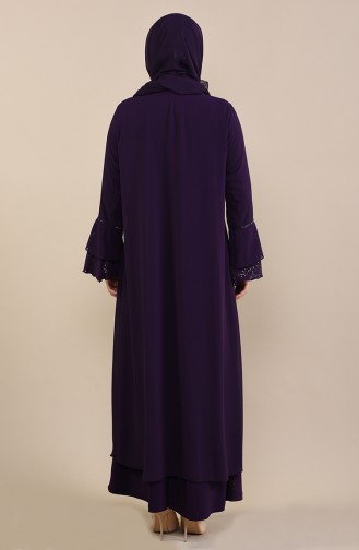 Purple İslamitische Jurk 1178-03