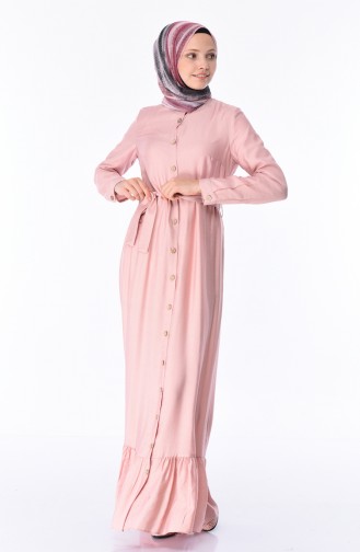 Powder Hijab Dress 1030-02