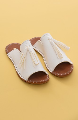 White Summer slippers 2180-23