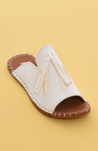 White Summer slippers 2180-23