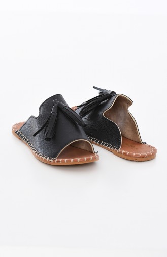 Black Summer slippers 2180-27