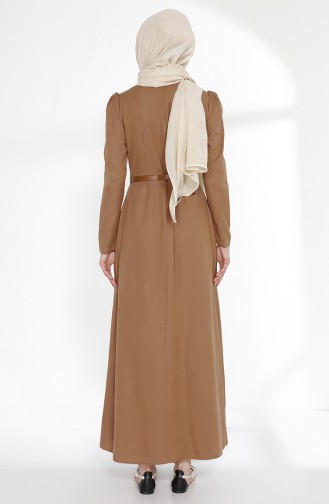 Kleid mit Gürtel 2781-04 Camel 2781-04