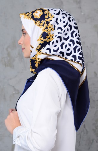 Navy Blue Scarf 2303-09