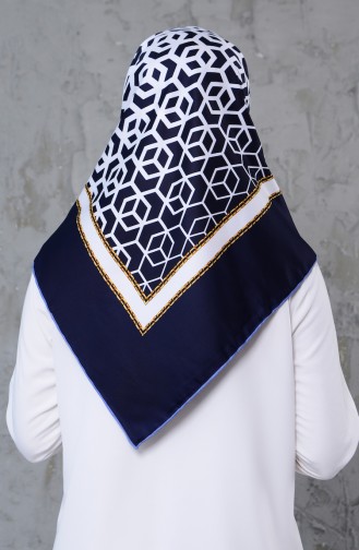 Navy Blue Scarf 2303-09