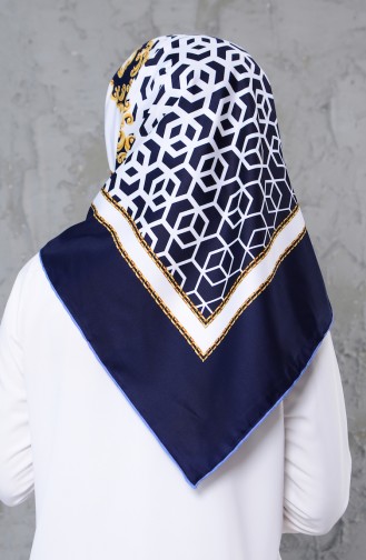 Navy Blue Scarf 2303-09