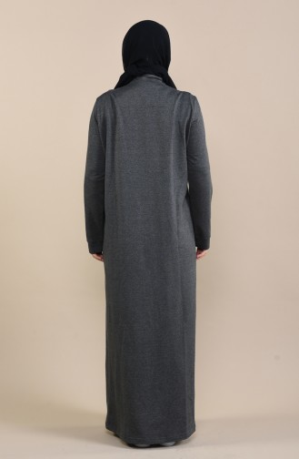 Anthracite Abaya 10006-04