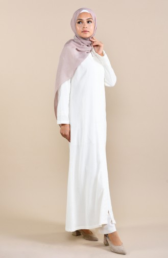 Creme Abayas 22207-01