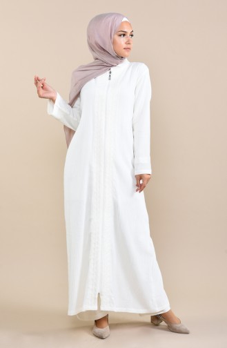 Cream Abaya 22207-01