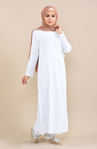 White Abaya 22223-03