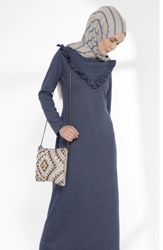 Indigo Hijab Kleider 2992-05
