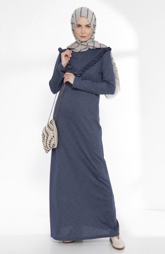 Indigo Hijab Kleider 2992-05