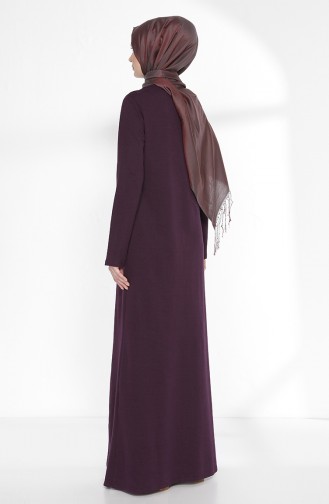 Robe Hijab Pourpre 2895-23