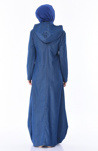 فستان أزرق كحلي 4065-01