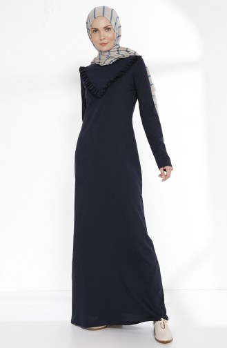 Robe Hijab Bleu Marine 2992-03